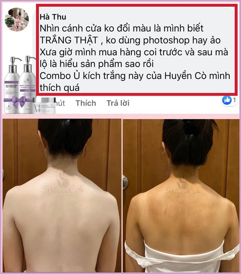 Combo ủ trắng Huyền Cò