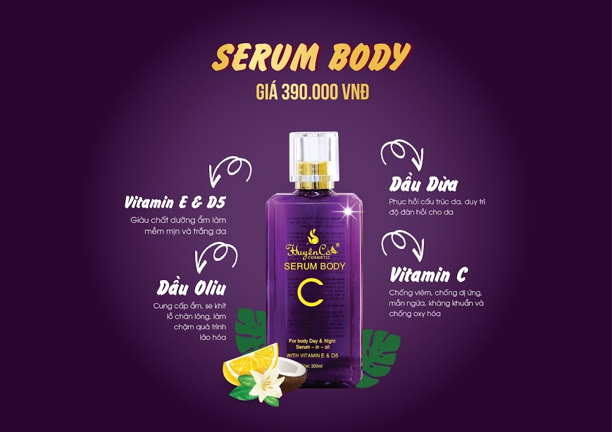 Serum body Huyền Cò
