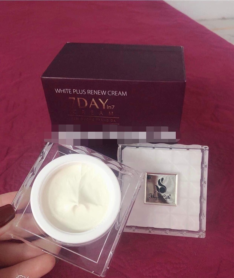 Kem dưỡng trắng Da 7 in 7 Huyền Cò